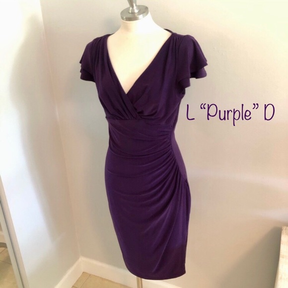 Lauren Ralph Lauren Dresses & Skirts - Lauren, Ralph Lauren dress, deep purple plum Sz. 6